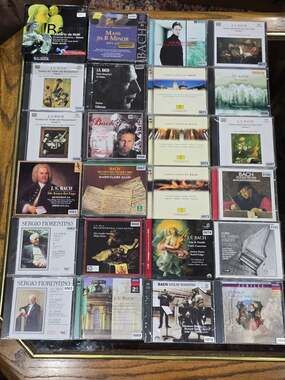 J.S. Bach 24 CD Lot Brandenburg Concertos Mass in B Minor Well-Tempered Clavier
